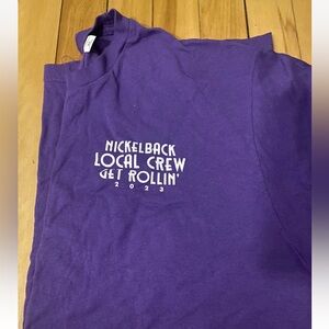 Local crew staff only nickel back tour